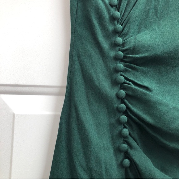 Reformation Frasier beautiful midi dress in green size 4 - Picture 9 of 10